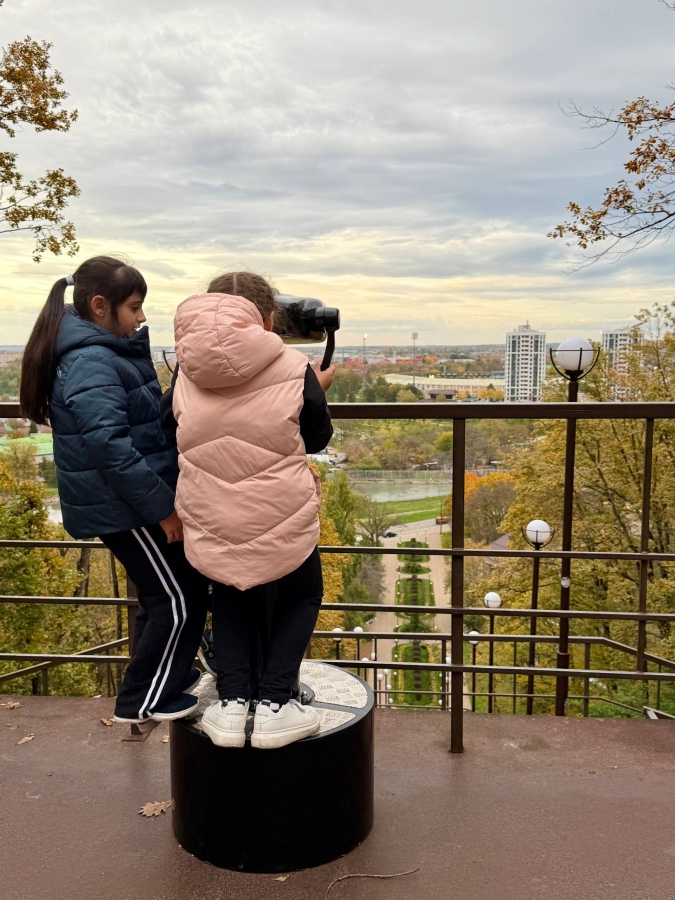 На главной смотровой площадке Майкопа установлен биноскоп 